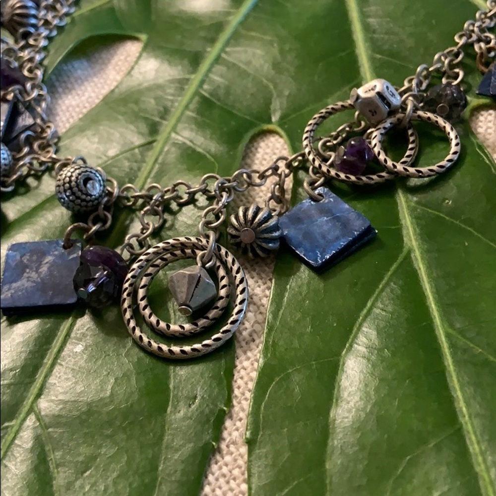 Vintage Bead, Metal, and “Plastic” Necklace